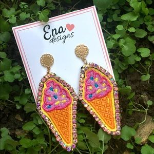 Ice Cream Handmade Earrings